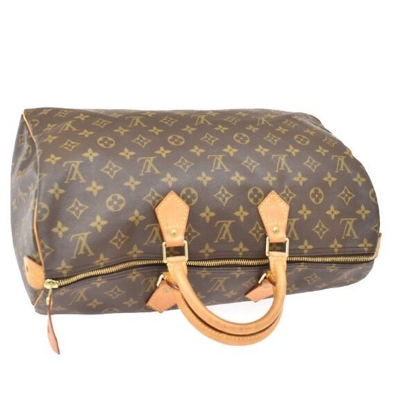 LOUIS VUITTON Speedy 40 Travel Hand Bag Monogram Leather Brown M41522 93EF762 - Picture 4 of 15